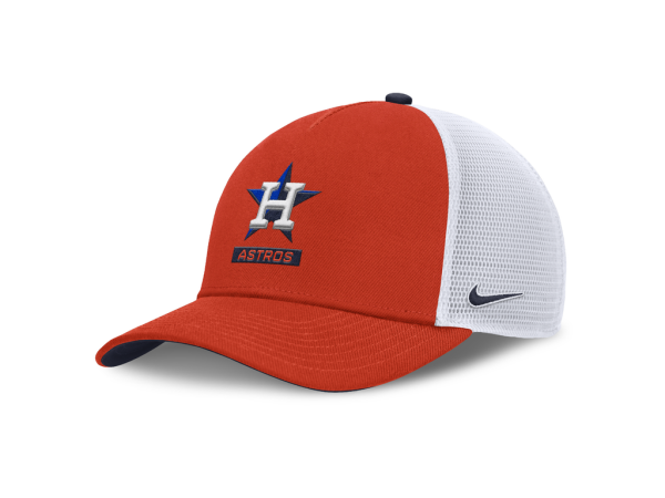 Nike Pánská kšiltovka Houston Astros MLB Primetime Dri-Fit Rise Structured 5 Panel Trucker Cap oranžová Velikost: S/M
