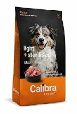 Calibra Dog EXPERT+ Adult Light & Sterilised Beef 2kg