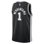 Nike Dětský dres San Antonio Spurs NBA Victor Wembanyama #1 Swingman Černá (YOUTH)