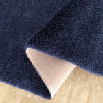 DumDekorace Shaggy koberec s vysokým vlasem tmavě modrý Šířka: 80 cm | Délka: 150 cm