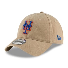 New Era Pánská kšiltovka New York Mets MLB Core Classic 9TWENTY Adjustable Khaki