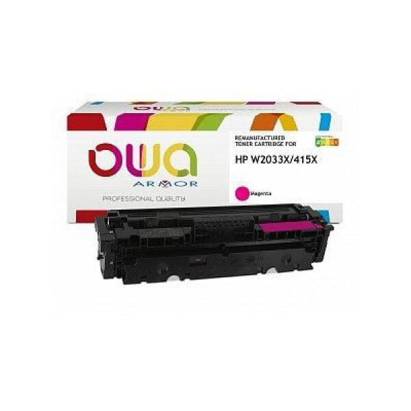 OWA Armor toner pro HP CLJ Pro MFP M450 magenta, level man., 6.000 str., komp.s W2033X - originální EDF_1082746