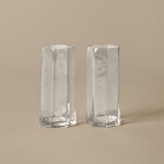 Ferm Living Sklenice Tall Kiru Clear 300 ml – set 2 ks, čirá barva, sklo