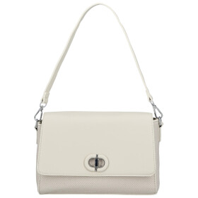 Elegantní dámská koženková kabelka na rameno Ciri, béžová