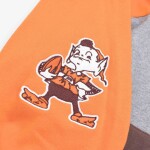 Mitchell & Ness Pánská mikina Cleveland Browns NFL Color Blocked Fleece Hoodie Velikost: S