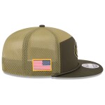 New Era Pánská kšiltovka San Francisco 49ers NFL 2025 Salute to Service 9FIFTY Split Panel Trucker Snapback