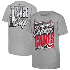 Fanatics Dětské tričko Carolina Hurricanes NHL 2026 Stanley Cup Champions Authentic Locker Room Velikost: Dětské L (11 - 12 let)