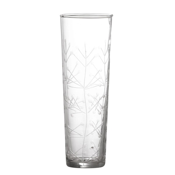 Bloomingville Sklenice Aki Recycled Glass 290 ml, čirá barva, sklo