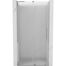 MEXEN/S - Velar L posuvné sprchové dveře 100, dekor, chrom 871-100-003-31-01