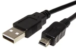 OEM USB kabel USB 2.0 USB-A - Mini-B 1.5m / šedá (OEM_USB_Amn_15s)