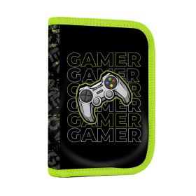 Školní penál 1-patrový prázdný KARTON P+P - Gamer