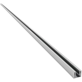 CERANO Stěnový zápustný profil pro sprchové zástěny Walk-in - 10 mm - chrom - 200 cm