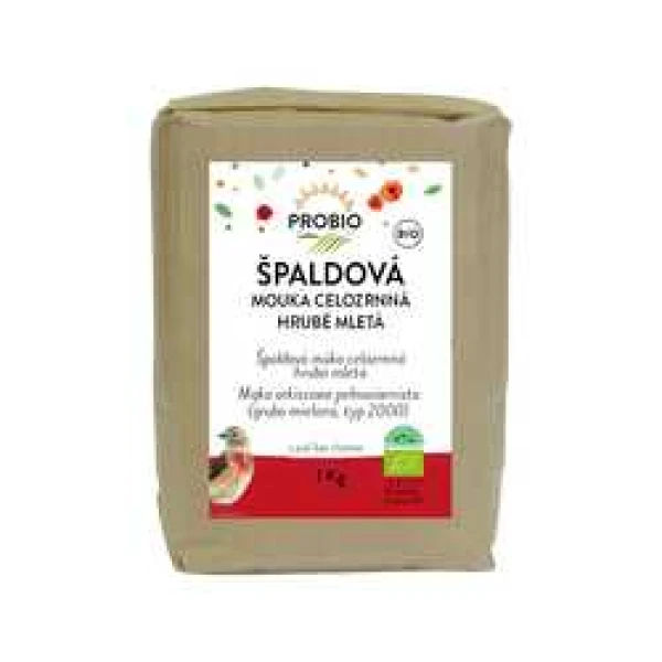 PROBIO Mouka špaldová celozrnná hrubě mletá 1kg BIO