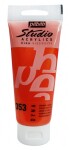 Akrylová barva Pébéo Studio Acrylic 100 ml - 353 oranžovo žlutá iridescentní