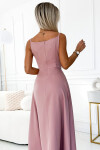 299-16 CHIARA elegantní maxi dlouhé šaty bez ramínek - BRUCE ROSE M