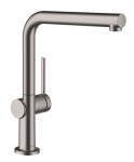 HANSGROHE - M54 Dřezová baterie Talis, kartáčovaný černý chrom 72840340