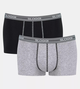 Pánské boxerky Start Hipster C2P box GRAY šedé M013 SLOGGI GRAY