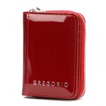 Luxusní dámská kožená peněženka Gregorio Edin, červená