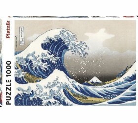 Puzzle Hokusai: Velká vlna u pobřeží Kanagawy 1000 dílků