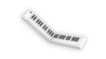 Carry-on Folding Piano 49 - White