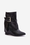 Boty na klínovém podpatku model 203528 Step in style 40