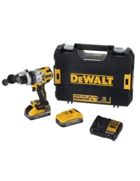 DeWalt DCD1007H2T / Aku Bezuhlíková příklepová vrtačka / 18 V XR Li-Ion / 2x 5.0Ah (DCD1007H2T)