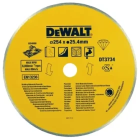 DeWalt DT3734 / Diamantový kotouč na keramické obklady a kámen / Průměr 250x25.4 mm (DT3734)