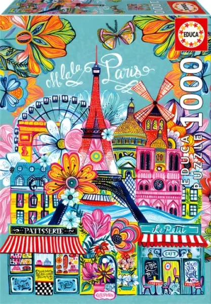 EDUCA Puzzle Car Pintos: Paříž