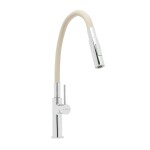 Dřezová baterie SAT se silikonovým ramínkem béžová/chrom SATBSD290BE2F SATBSD290BE2F