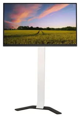 Techly ICA-TR47 bílá / Podlahový stojan TV / 32-70" / VESA 400x400 mm / nosnost 40 kg / sklopný / kolečka (ICA-TR47)