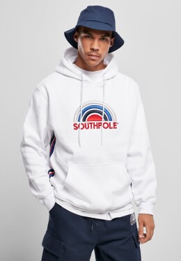 Pánská mikina Southpole Multi Color Logo bílá