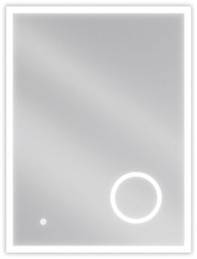 MEXEN - Kala zrcadlo s osvětlením s kosmetickým zrcátkem 60 x 80 cm, LED 600 9820-060-080-611-00