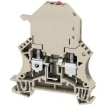 Weidmüller 2562760000 jisticí řadová svorka šroubovací Tmavě béžová 50 ks