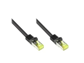 Good Connections černá / Patch kabel / Cat7 / S/FTP / RJ-45 / 0,25 m / 600 MHz (8070R-003S)