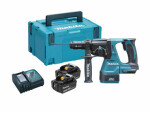 Makita DHR243RTJ / Aku Vrtací kladivo / 18V / 2x5.0Ah / Li-ion / 950 ot-min / 4700 příklepů-min / 2.0J (DHR243RTJ)