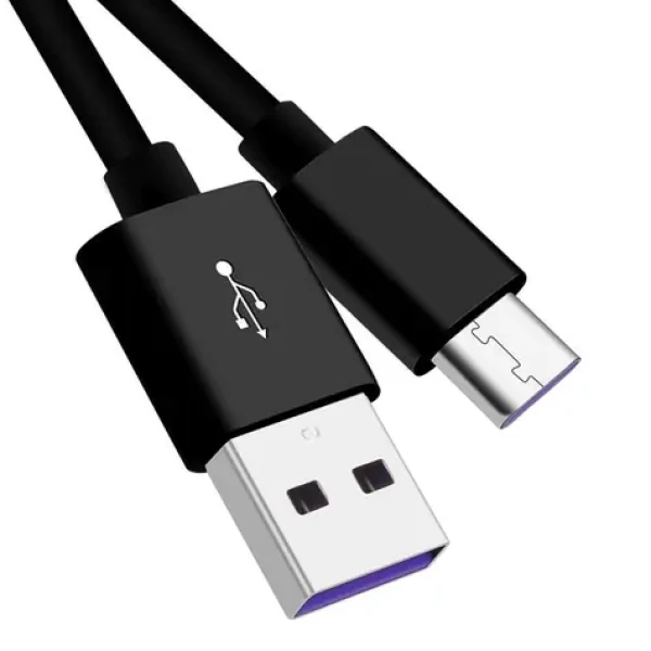 PremiumCord USB-C - USB-A černá / Kabel / rychlé nabíjení 5A / USB 3.1 / 2 m (ku31cp2bk)