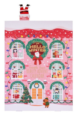Adventní kalendář Hello Winter SANTA s led osvětlením