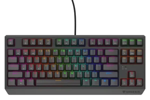 Genesis Thor 230 TKL Lite Outemu Red černá / Herní klávesnice / Mechanická / US layout / USB (NKG-2076)