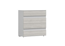 Komoda Helios 4S 46 Barva korpusu: Bílá, Rozměry: 90 cm, Dveře: Kathult
