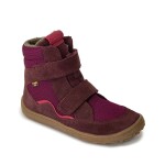 Dívčí zimní barefoot boty TEX WINTER Bordeaux, Froddo, G3160233-7, červená - 25