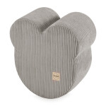 PLUSH NEST PLUSH NEST Puf ve tvaru medvídka Prémiový manšestr béžový 46 × 25 cm
