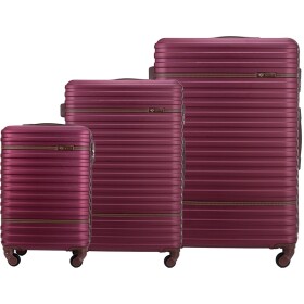 Set cestovních kufrů STL957 bordó