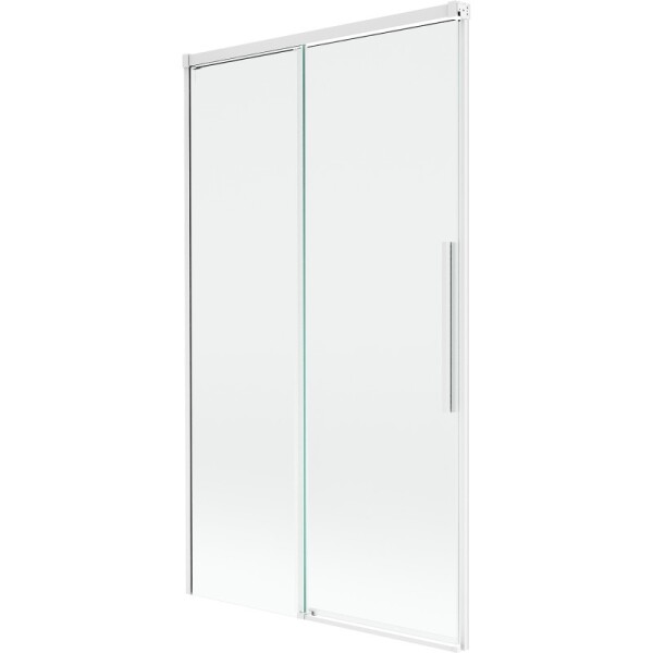 MEXEN/S - Rox vanová zástěna 2-křídlová posuvná 100 x 150, transparent, bílá 8C9-100-001-20-00