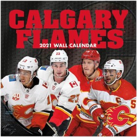 JF Turner Kalendář Calgary Flames 2021 Wall Calendar