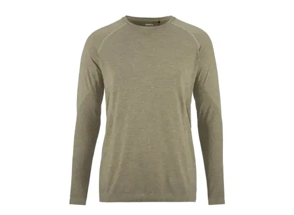 Craft Core Dry Active Comfort pánské triko dlouhý rukáv hnědá vel. XL