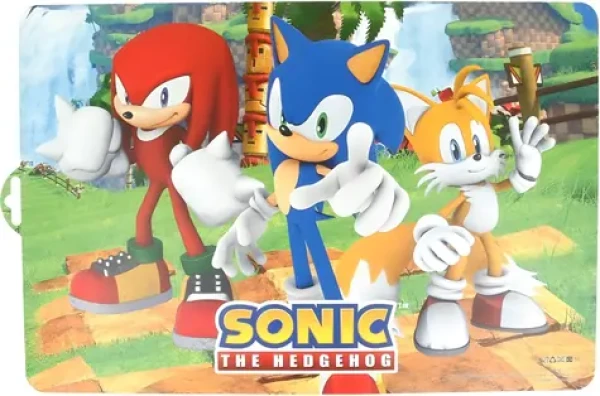 STOR Prostírání Ježek Sonic / Dětské prostírání / 43 x 28 cm (40519)