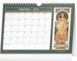 Kalendář 2024 stolní: Alfons Mucha, 30 × 21 cm