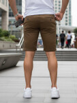 FashionStreet pánské hnědé džínové šortky SX2573 s36