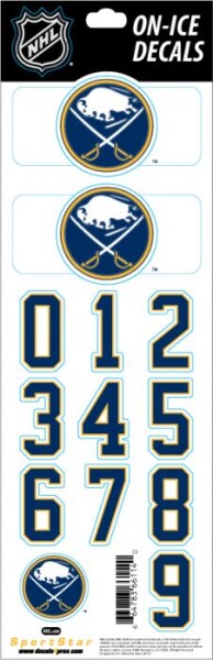 Sport Star Samolepky na helmu Buffalo Sabres Decals