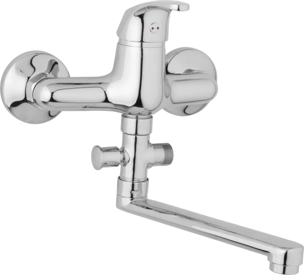 JB Sanitary Nástěnná umyvadlová a sprchová baterie SLIM, rozteč 150 mm, bez příslušenství A10 36 10